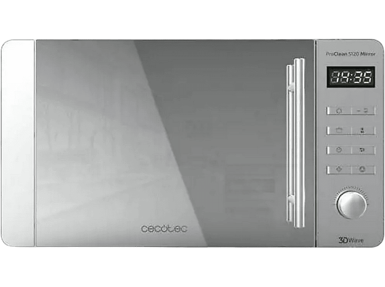 Microondas Cecotec ProClean 5120 Mirror Grill 800W 20L Inox