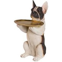 Figura Perro Bulldog Resina 33x30x51 Cm Figura Perro Bulldog Resina 33x30x51 Cm