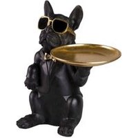 Figura Perro Bulldog Resina 35x30x41 Cm Figura Perro Bulldog Resina 35x30x41 Cm