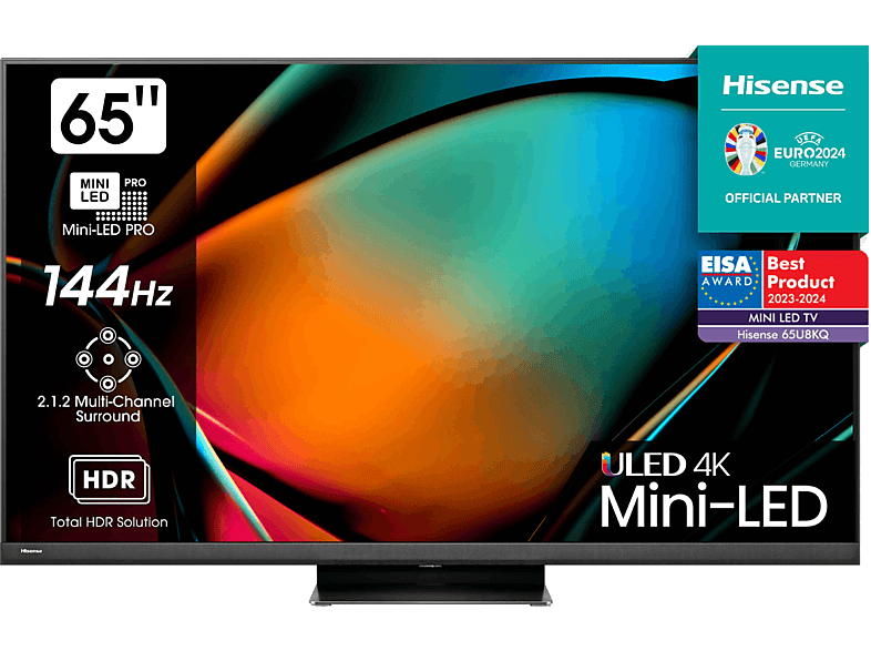 Televisor Hisense 65U8KQ 65'' Smart UHD 4K Mini-LED PRO