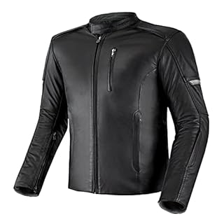 SHIMA HUNTER Chaqueta de Moto para Hombre de Cuero con Protecciones CE