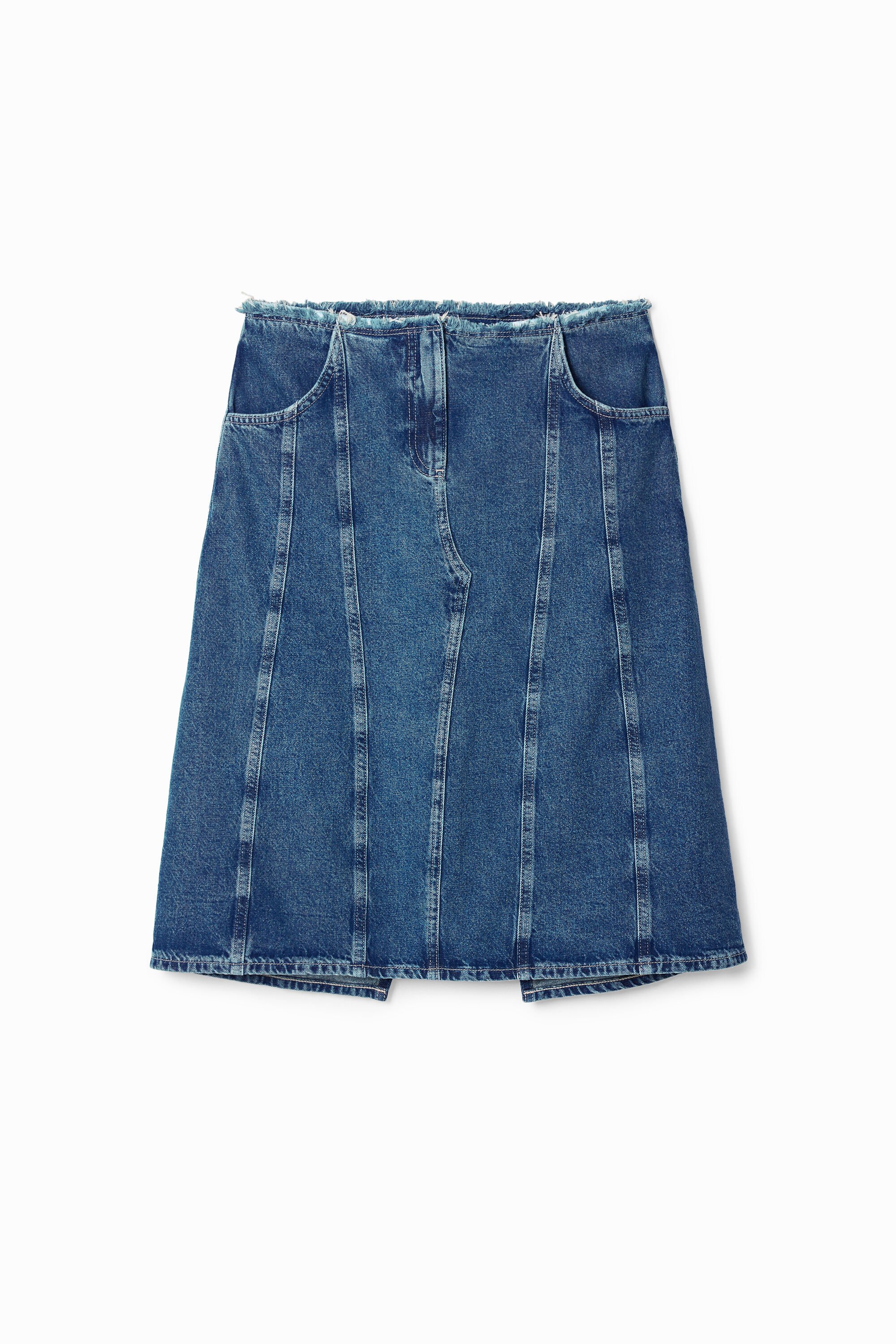 Falda Desigual Midi deMujer Falda Desigual Midi deMujer