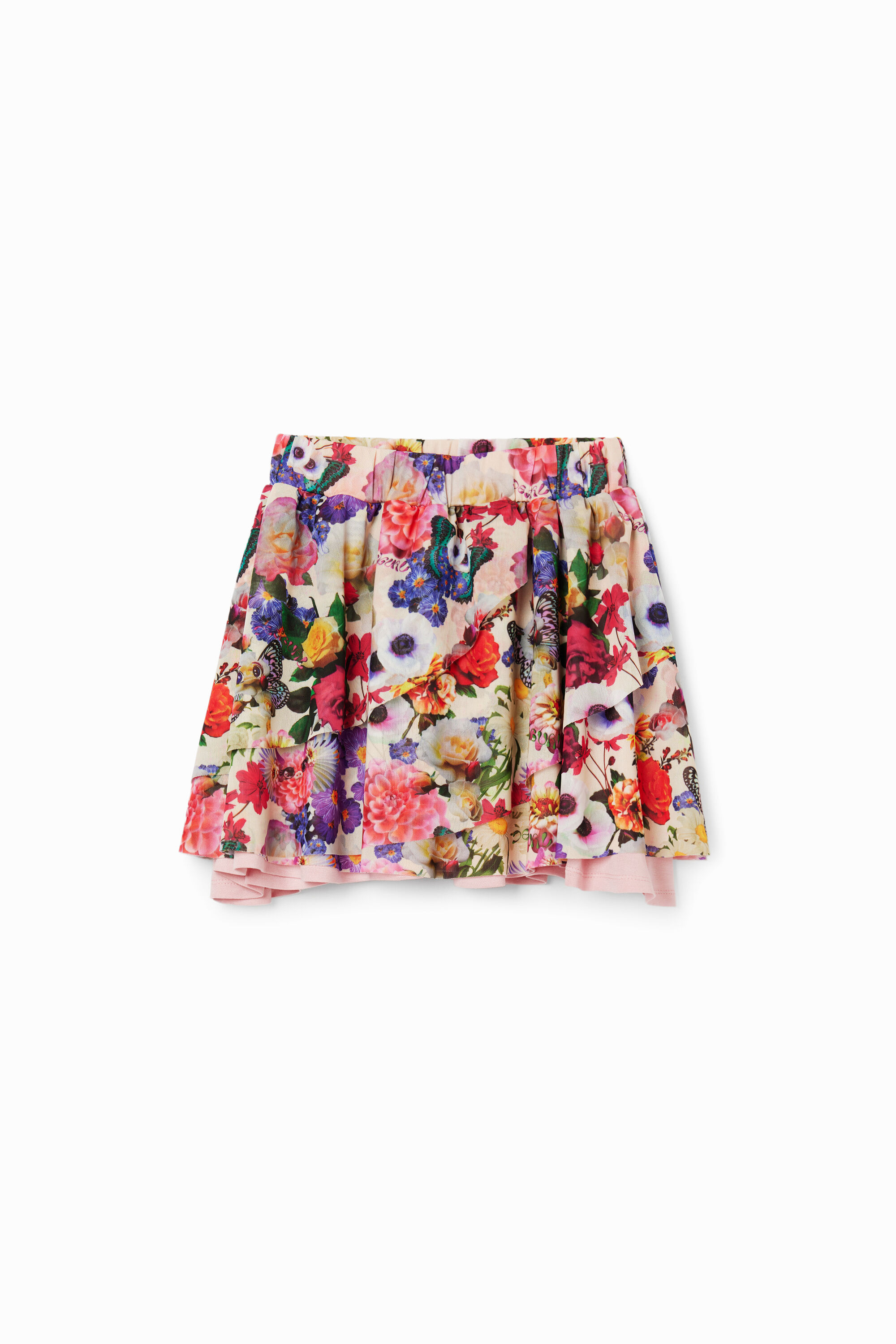 Minifalda de tul fantasía Desigual Minifalda de tul fantasía Desigual