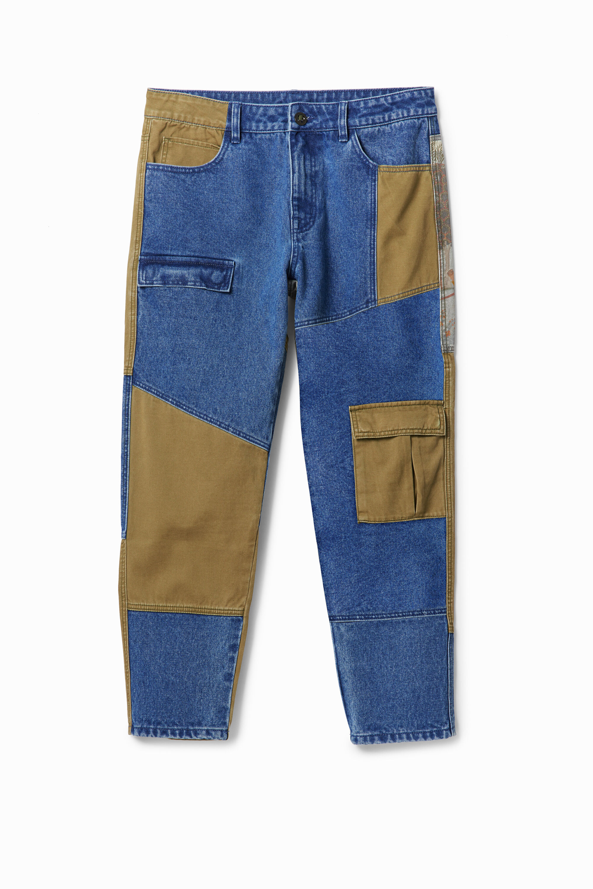 Pantalón cargo de mezclilla Desigual para hombre Pantalón cargo de mezclilla Desigual para hombre