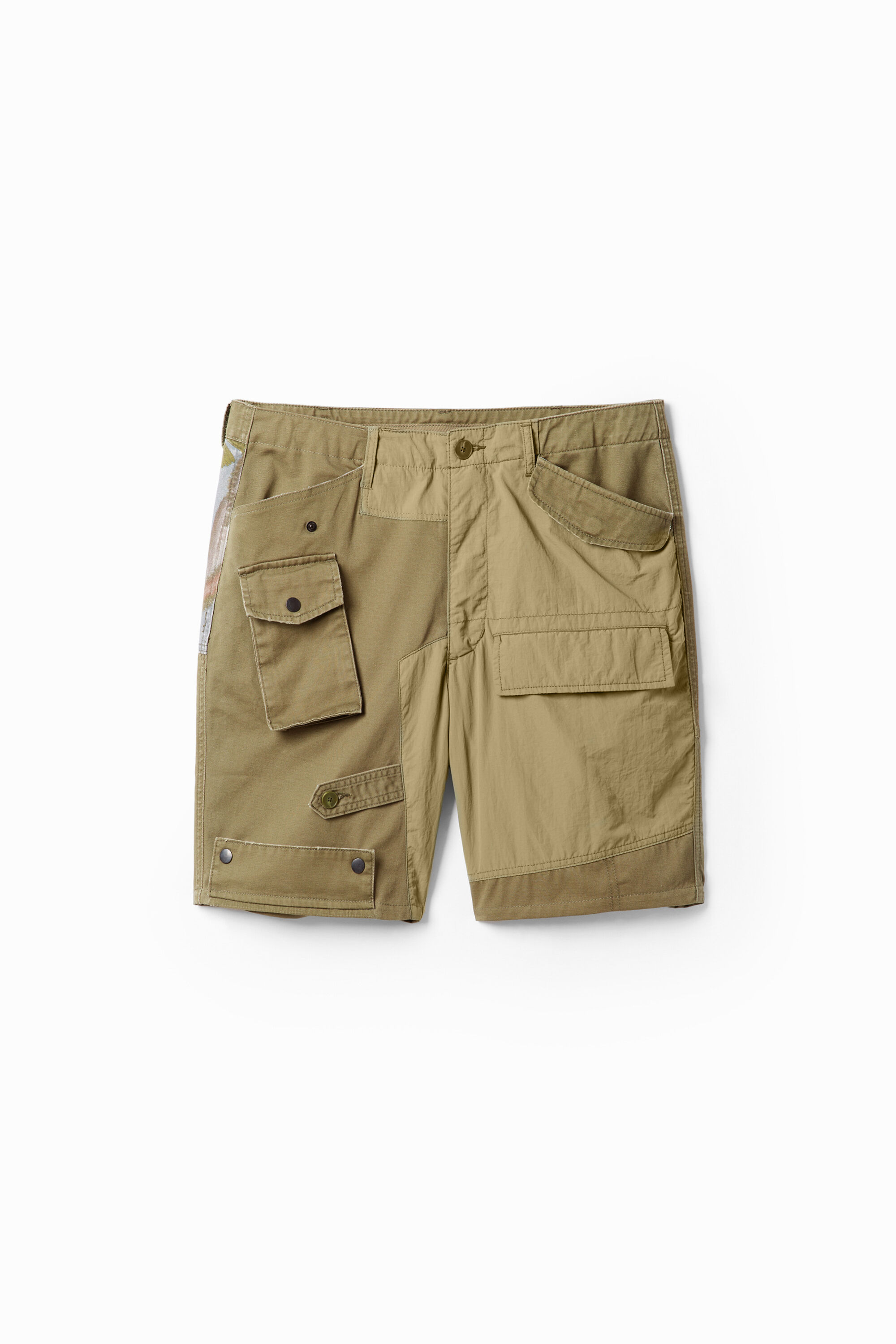 Pantalón Corto Multipocket Hombre Desigual Pantalón Corto Multipocket Hombre Desigual