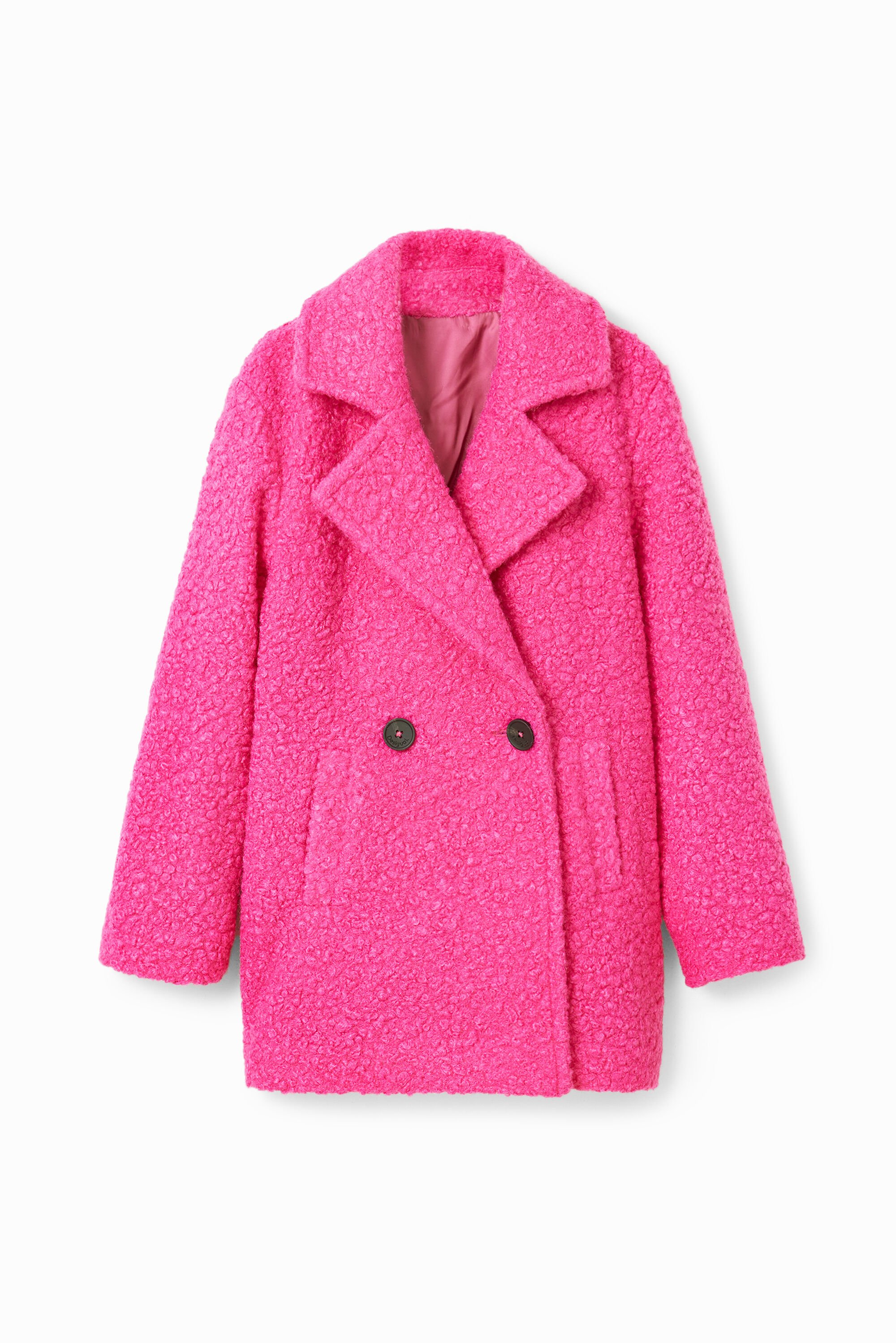 Desigual Abrigo cruzado boucle fehombre Desigual Abrigo cruzado boucle fehombre