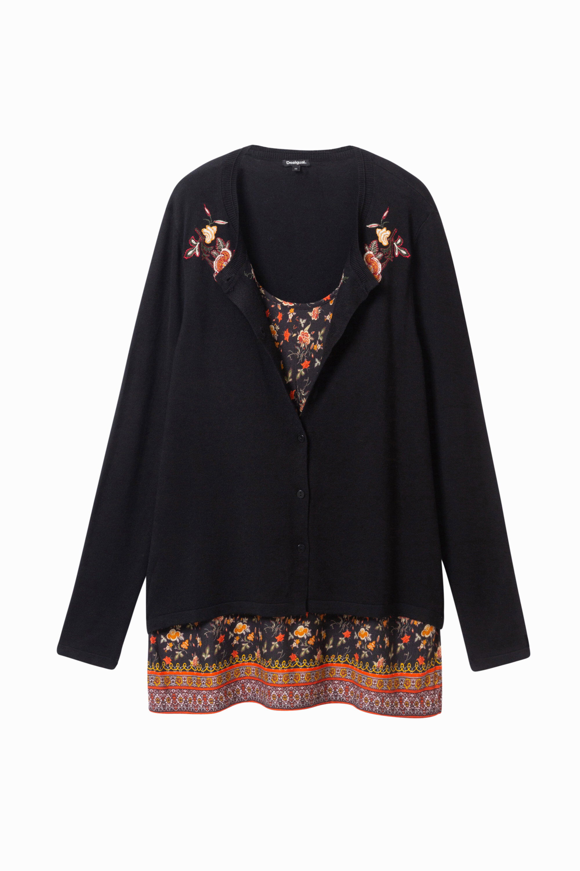 Jersey Desigual trampantojo bajo blusa