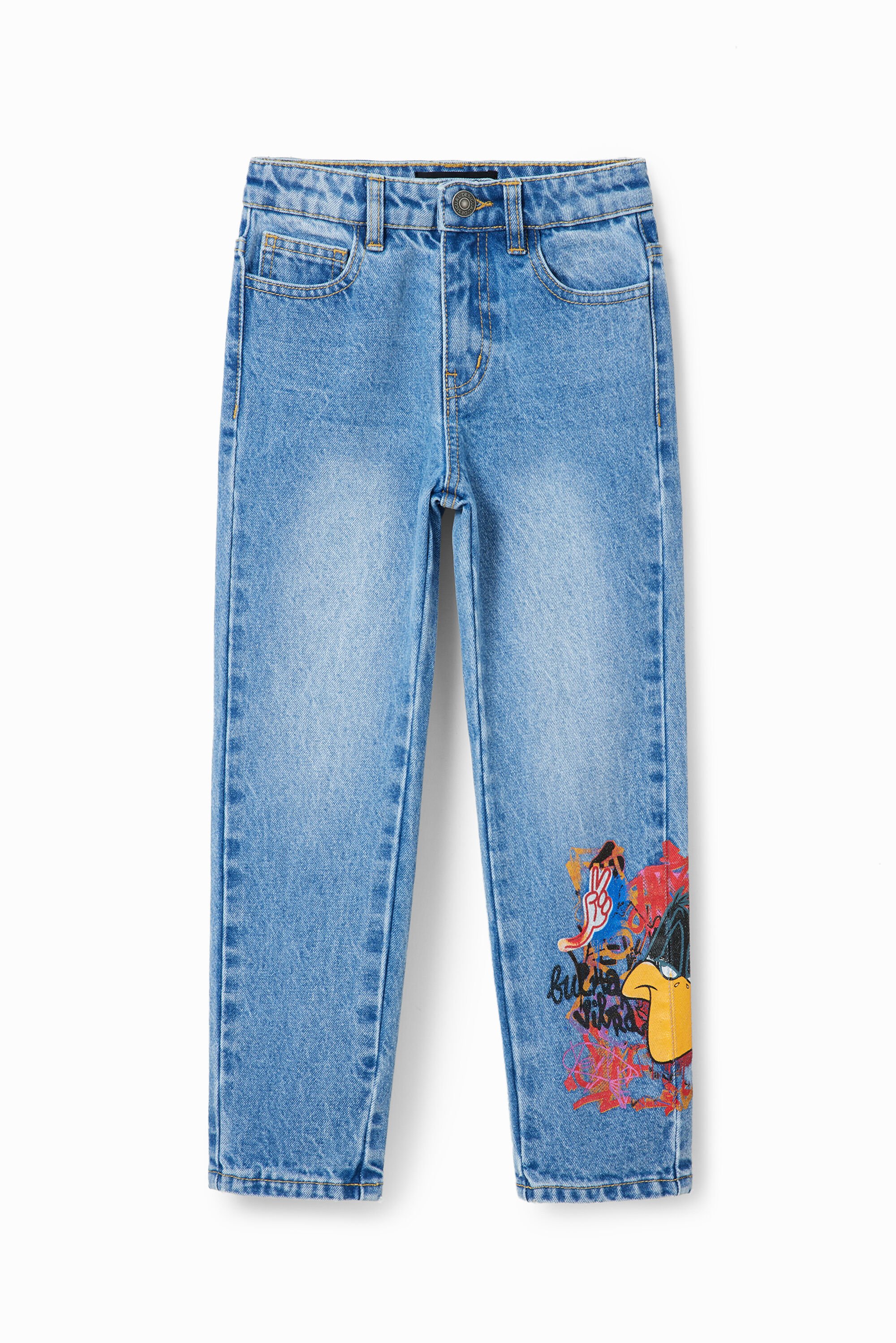 Vaqueros rectos Looney Tunes hombre Desigual