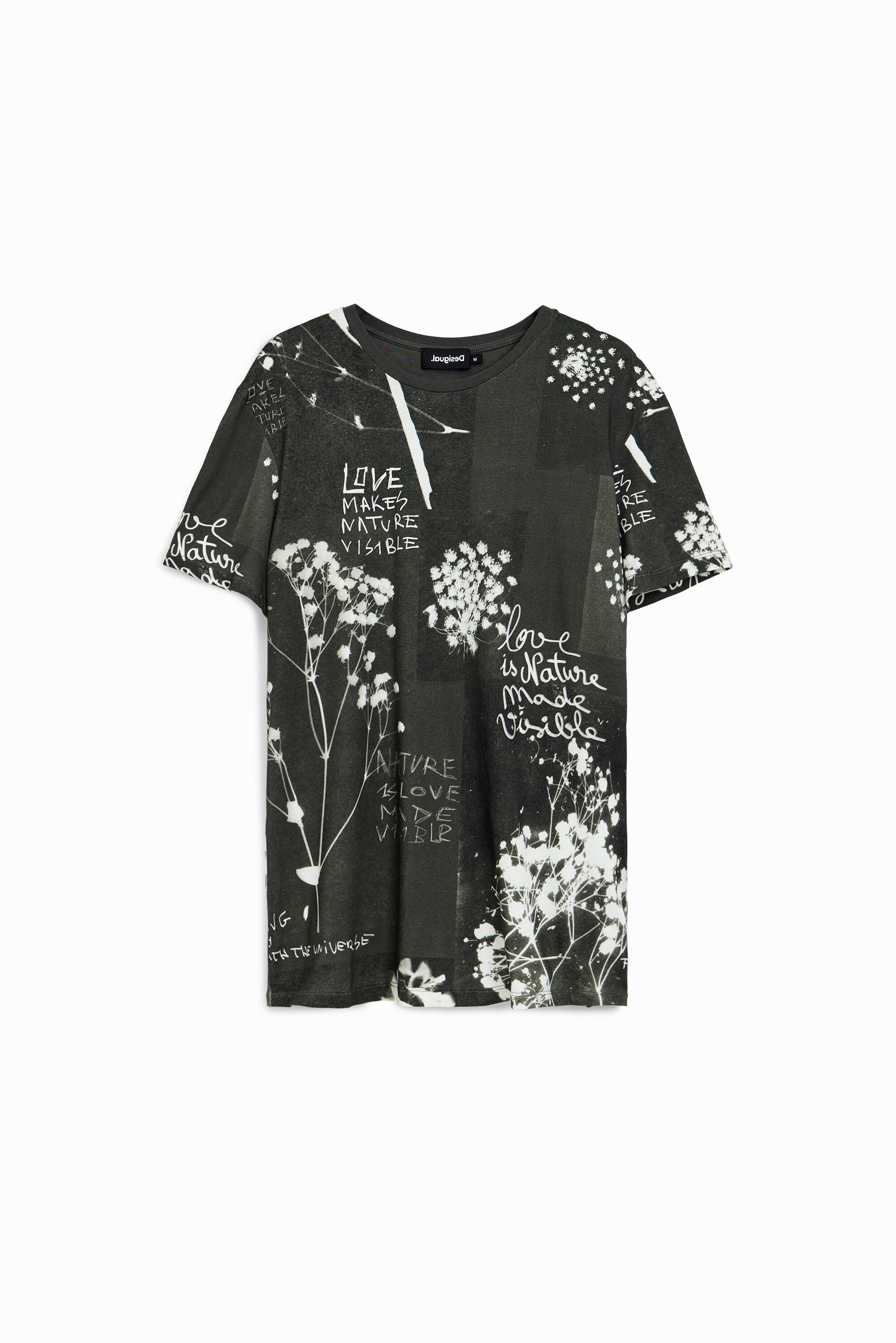 Camiseta floral de manga corta para hombre Desigual