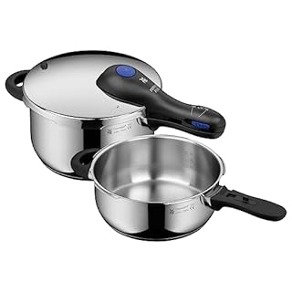 WMF Perfect Plus Set de Olla Rápida 4L + 3L Acero Inoxidable Cromargan