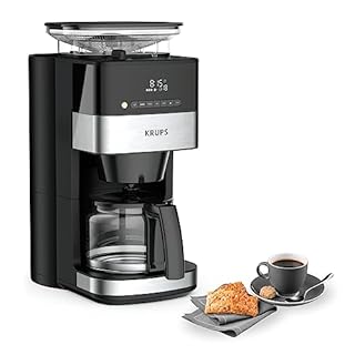 Krups KM8328 Cafetera de Filtro con Molinillo, 1.25 L