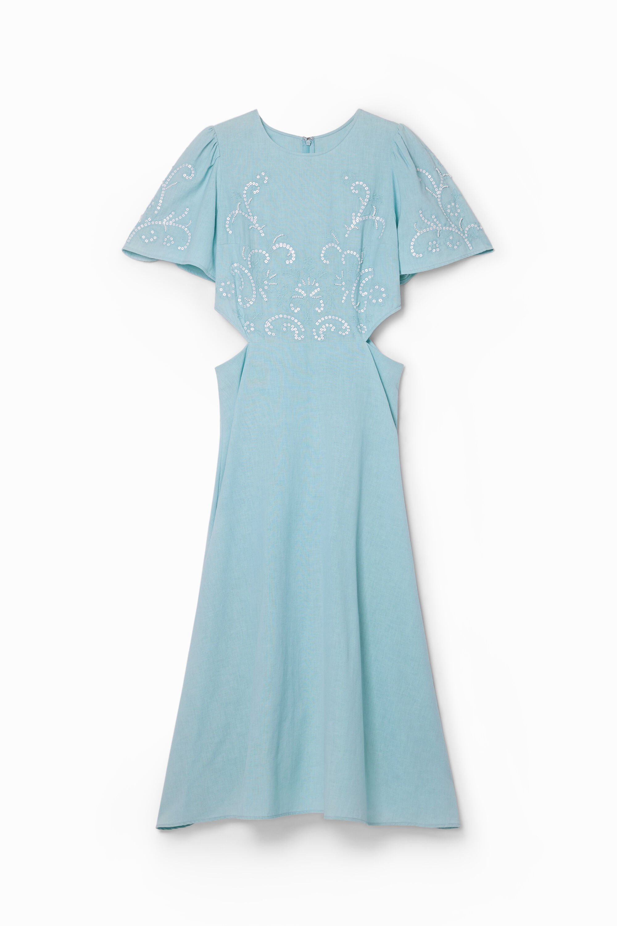 Vestido midi bordado Desigual Vestido midi bordado Desigual