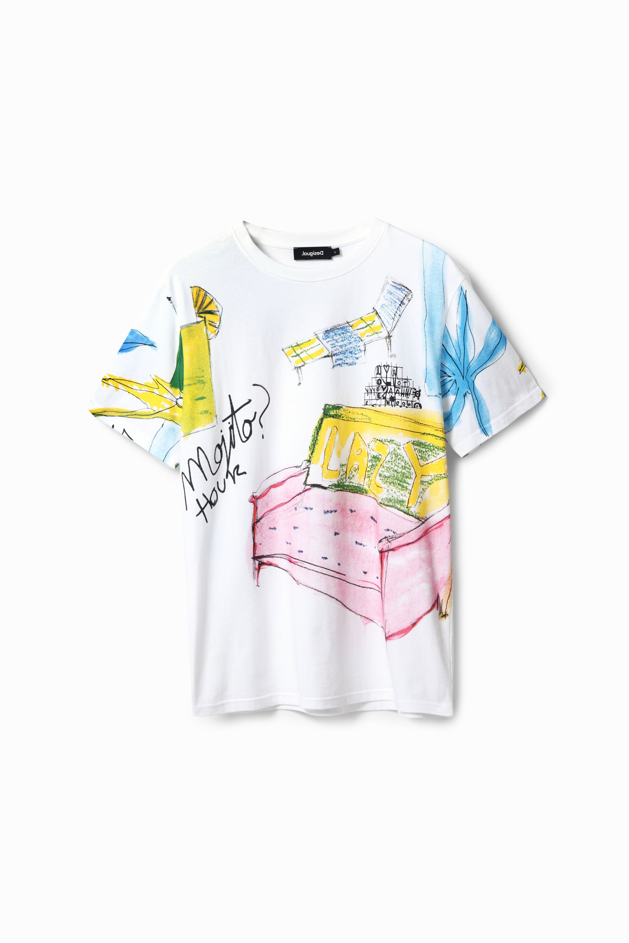 Camiseta de manga corta Desigual Arty para hombre