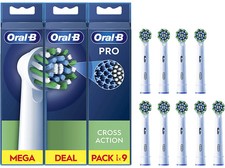 Cabezal de Repuesto Oral-B Pro CrossAction Pack 9 Unidades Cabezal de Repuesto Oral-B Pro CrossAction Pack 9 Unidades
