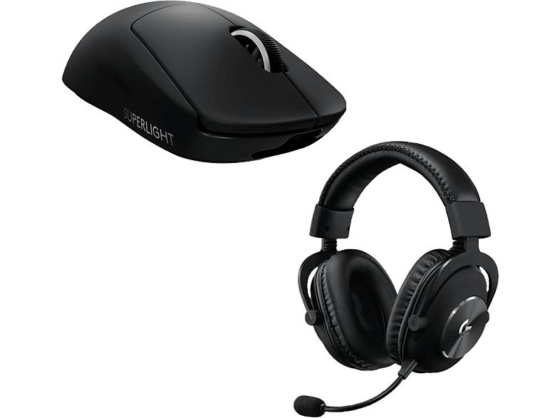 Auriculares gaming Logitech G Pro X Inalámbricos y Ratón X Superlight