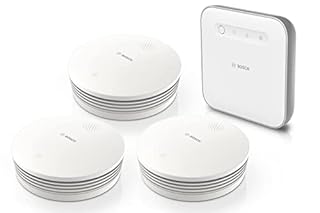 Bosch Smart Home Set de Aviso de Incendios: 3x Detector de Humo II, 1x Controller II