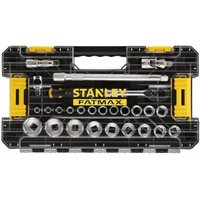 Juego de Dados Métricos y Estándar de 1/2" y 26 Piezas Stanley