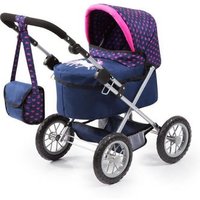Carrito de muñecas Bayer Trendy Pram Unicornio con bolso de hombro