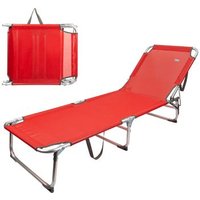 Tumbona de Playa Aktive Beach Plegable con Respaldo Reclinable