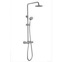 Columna de Ducha Termostática Redonda Extralarga 100-150 cm
