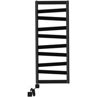 Radiador Toallero Eléctrico Ste 120x47 cm Acero Negro Mate