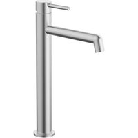 Grifo de Lavabo Monomando Oso Alto Níquel Cepillado