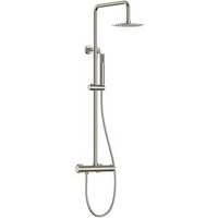 Columna de Ducha Monomando Redonda 78-125 cm Latón