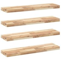 Estantes Flotantes Madera Acacia 80x20x4 Cm Vidaxl