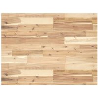 Tablero de Mesa Rectangular de Madera Maciza de Acacia 80x60x4 cm