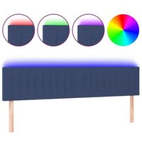 Cabecero de Cama con Panel LED de Tela 180x5x78/88 cm (CFW512502)