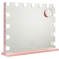 Espejo Tocador Con Luz 15 Led Flamingueo 3 Modos Luz 58x46x12cm