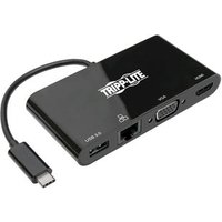 Tripp Lite U444-06n-hv4gub Adaptador USB-C a HDMI/VGA/USB-A/Ethernet