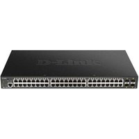 Switch Gestionado D-Link Smart DGS-1250-52XMP 52 Puertos PoE RJ-45 10/100/1000 SFP