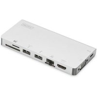 Base para portátil y replicador de puertos alámbrico USB 3.0 Type-C