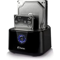 Docking Station Fantec DS-X2U3-GLANZ para 2x SATA SSD/Disco Duro de 3.5/2.5 Pulgadas