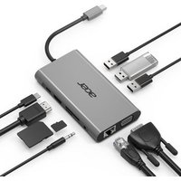 Acer Hp.dscab.002 Base para Portátil y Replicador de Puertos USB 3.2 Gen 1 Type-C