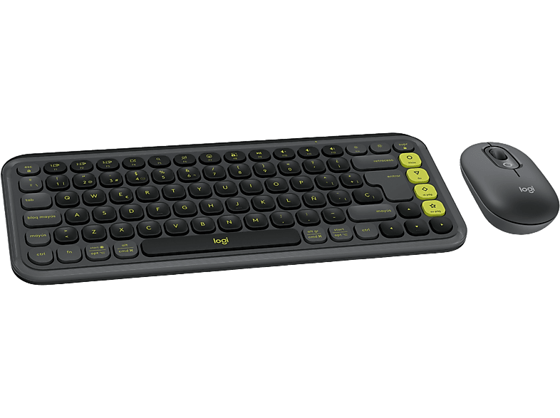 Pack Teclado + Ratón Logitech Pop Icon Inalámbrico Bluetooth