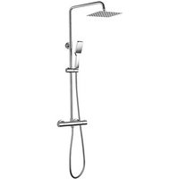 Columna de Ducha Termostática Cuadrada 85-115 cm