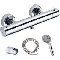 Grifo de Ducha Termostático Orte con Altura Ajustable