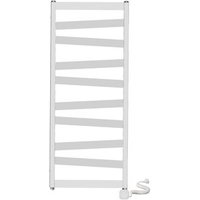 Radiador Secatoallas Insi Eléctrico 120 Cm X 47 Cm Acero Blanco Mate