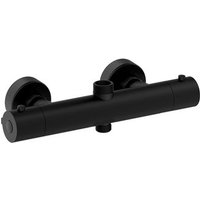 Grifo Para Columna De Ducha Redondo Termostático 27,6 Cm Fabricado En Latón