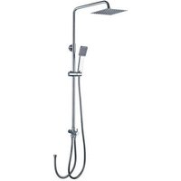 Columna de Ducha Ark Extralarga Cuadrada 100-150 Cm Acero Inoxidable Antracita
