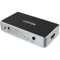 Conmutador de Señal Unitek HDMI 1.4b 5 Entradas - 1 Salida 4K