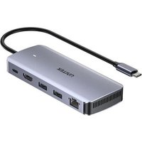 Hub USB-C Unitek 6 en 1 con Carcasa SSD M.2