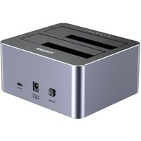 Estación de clonación Unitek 2x SATA 2.5" 3.5" USB-C 10Gb