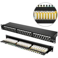 Panel de Conexiones STP Extralink 24 Puertos Cat5e V2