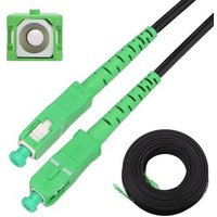 Extralink Patchcord SC/APC-SC/APC SM G.657A2 Simplex 200m Caída Plana