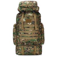 Mochila Táctica 80L - Tela Oxford Camuflaje