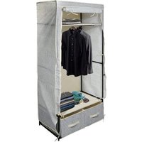Armario de Tela XL Plegable para Camping 75 x 45 x 160 cm