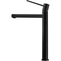 Grifo de Lavabo Monomando Zuñi Alto Negro Mate